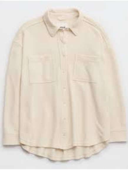 Aerie Lumberjane Fleece Shirt